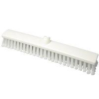 Saal-Staubbesen geschlitzt - Polyester - 500 x 60 mm - weiß