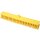 Saal-Staubbesen geschlitzt - Polyester - 500 x 60 mm - gelb