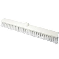 Saal-Staubbesen geschlitzt - Polyester - 600 x 60 mm - weiß