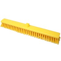 Saal-Staubbesen geschlitzt - Polyester - 600 x 60 mm - gelb