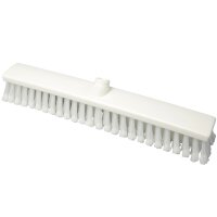 Saal-Staubbesen geschlitzt - Polypropylen - weiß