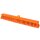 Saal-Feinbesen - Polyester - 600 x 60 mm - orange