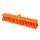 Hallenbesen - 400 x 60 mm - orange