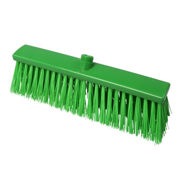 Strassenbesen hart - 400 x 60 mm - grün