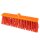 Strassenbesen hart - 400 x 60 mm - orange