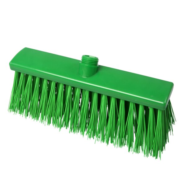 Strassenbesen hart - 300 x 60 mm - grün