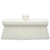 Besen schmal mittelhart - weiß