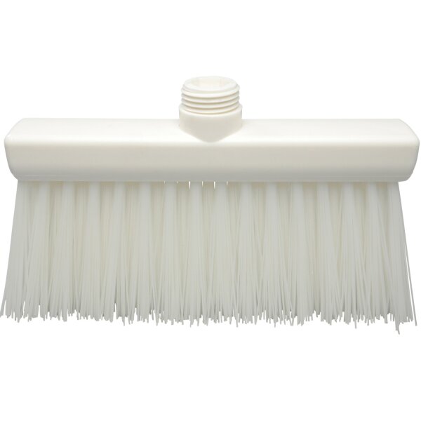 Besen schmal hart - weiß