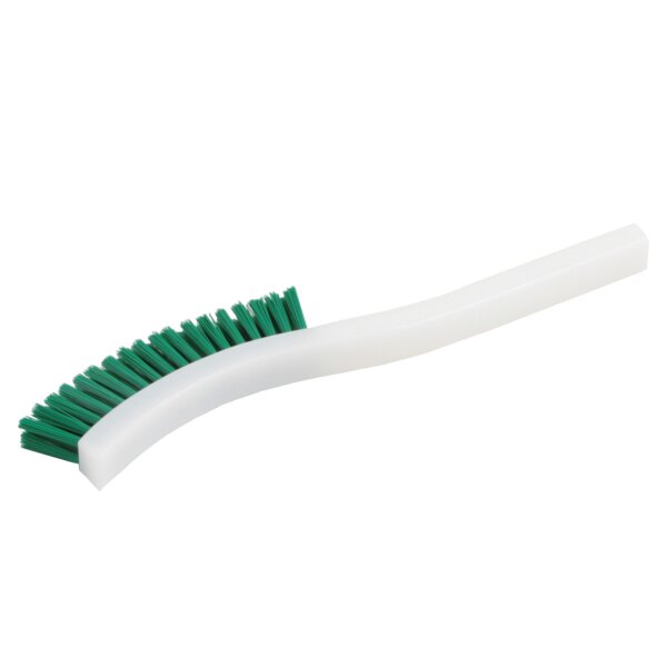 Eckenbürste gebogen hart - grün