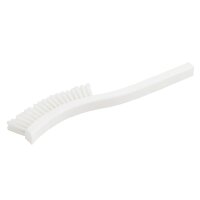 Eckenbürste gebogen hart - weiß