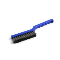 Maschinen-/ Fischbürste mit Drahtbesatz - Edelstahl - blau