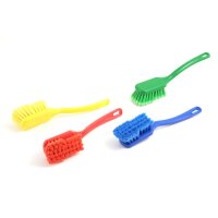 Stielbürste schmal weich geschlitzt - blau