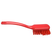 Stielbürste schmal hart - rot