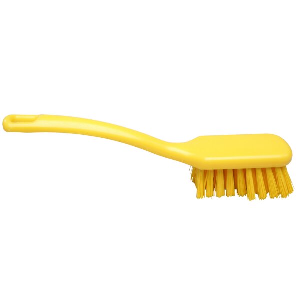 Stielbürste schmal hart - gelb
