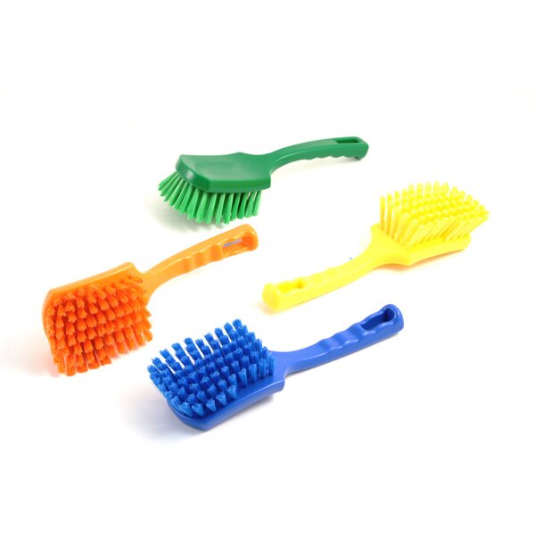 Stielbürste breit mittelhart - grün