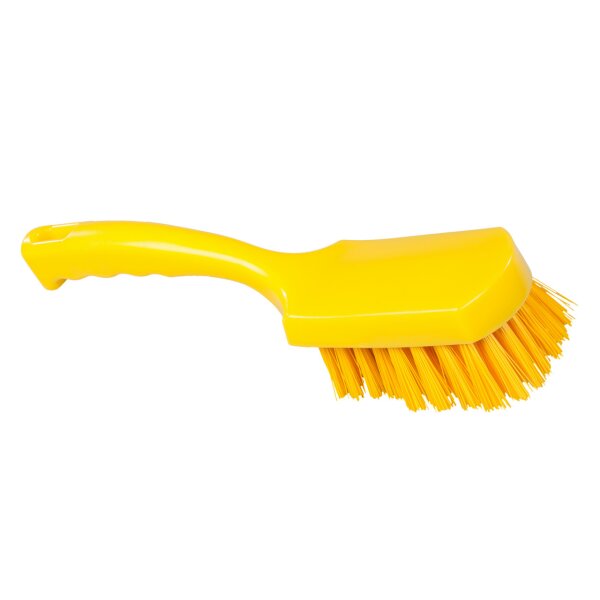 Stielbürste breit mittelhart - gelb