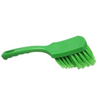 Stielbürste breit weich geschlitzt - grün