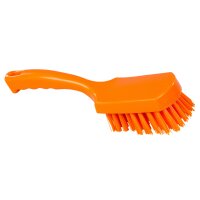 Stielbürste breit hart - orange