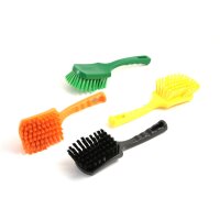 Stielbürste breit hart - pink