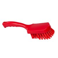 Stielbürste breit hart - rot