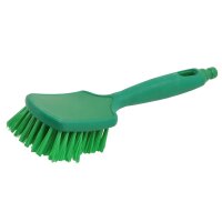 Stielbürste mit Wasserdurchlauf hart - grün
