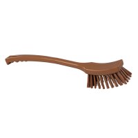 Stielbürste lang hart - braun