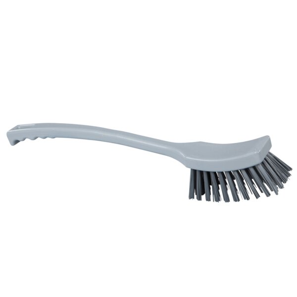 Stielbürste lang hart - grau