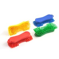 Waschbürste hart mit Bart - grün