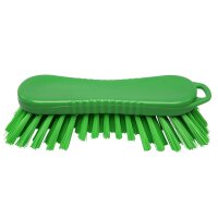 Waschbürste mit Bart - grün