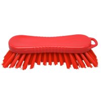 Waschbürste mit Bart - rot