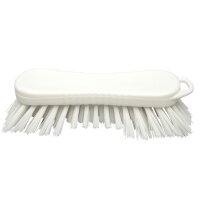 Waschbürste mit Bart - weiß