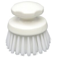 Rundkopfbürste mittelhart - weiß