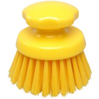 Rundkopfbürste mittelhart - gelb