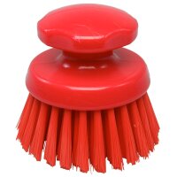 Rundkopfbürste hart - rot