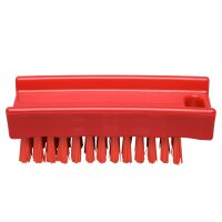 Nagelbürste - extra harte Borsten - rot