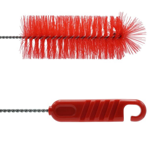 Rohrbürste mit Sonnenkopf - 55 mm - rot