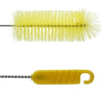 Rohrbürste mit Sonnenkopf - 55 mm - gelb