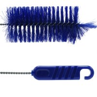 Rohrbürste mit Sonnenkopf - 65 mm - blau