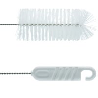 Rohrbürste mit Sonnenkopf - 65 mm - weiß
