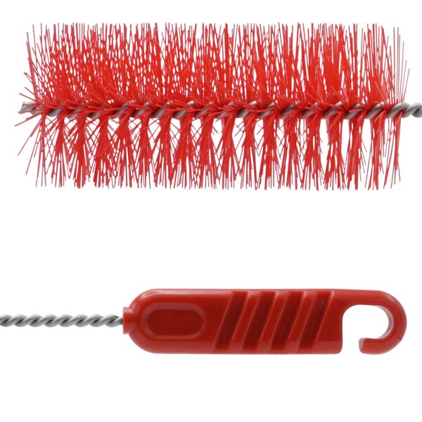 Rohrbürste - 100 mm - rot