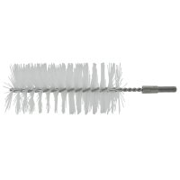 Rohrbürste mit Gewinde M6 - 50 mm - weiß