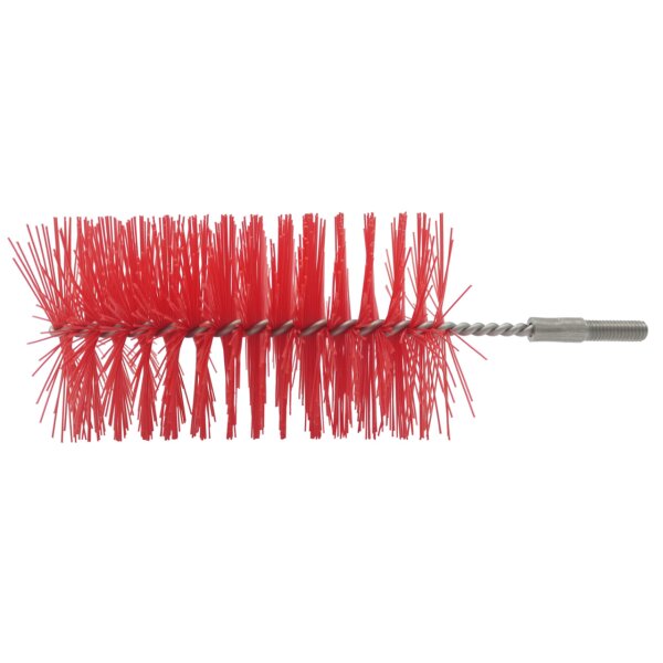 Rohrbürste mit Gewinde M6 - 60 mm - rot