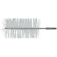 Rohrbürste mit Gewinde M6 - 60 mm - weiß