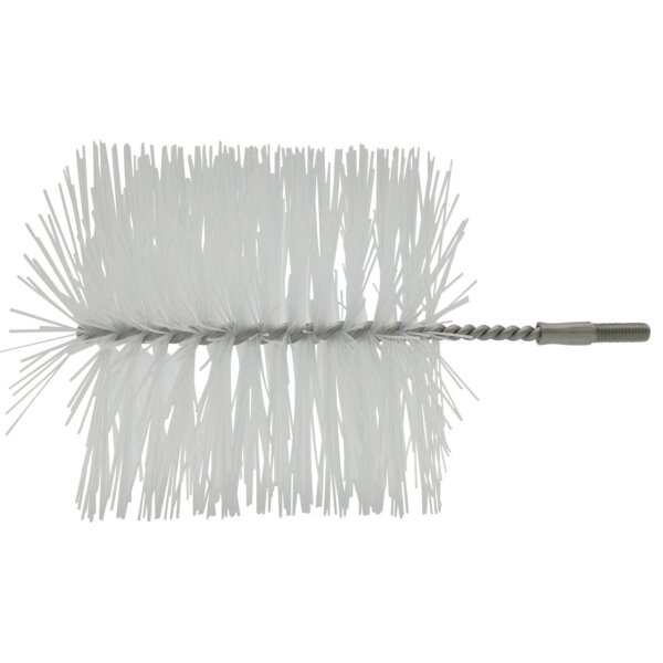 Rohrbürste mit Gewinde M6 - 100 mm - weiß