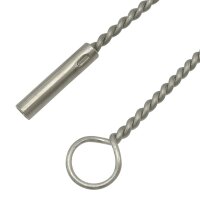 Stiel mit Gewinde M6 - Edelstahl - 1500 mm