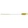 Rohrbürste "S" Edelstahldrehdraht mit Kunststoffgriff - 5 mm - gelb
