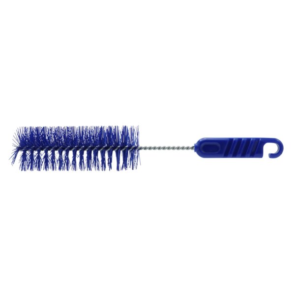 Rohrbürste "S" Edelstahldrehdraht mit Kunststoffgriff - 50 mm - blau