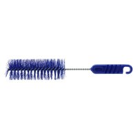 Rohrbürste "S" Edelstahldrehdraht mit Kunststoffgriff - 50 mm - blau