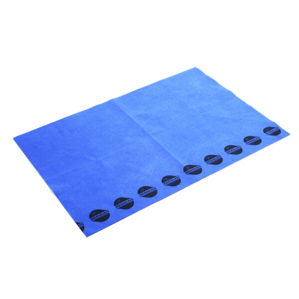 Mikrofaser-Reinigungstuch (7,2 Meter bei 12 Tüchern mit jeweils 40x60 cm) - blau