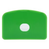 Schlesinger Teigschaber klein mit Loch - grün